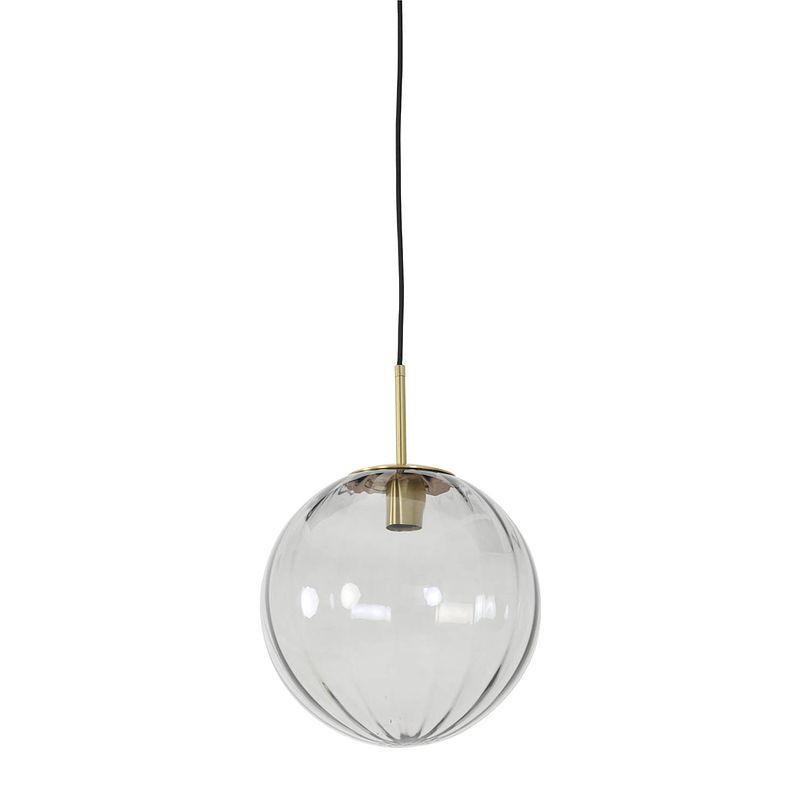 Foto van Light & living - hanglamp magdala - 30x30x30 - grijs