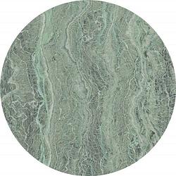 Foto van Komar green marble vlies zelfklevend fotobehang 125x125cm rond