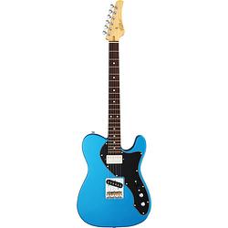 Foto van Fgn guitars boundary tl elektrische gitaar, sapphire blue metallic met gigbag