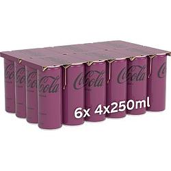 Foto van Cocacola zero sugar cherry 6 x 4 x 250ml bij jumbo
