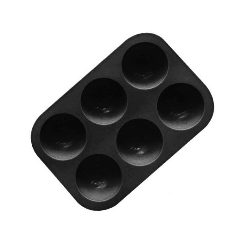 Foto van Muffinvorm siliconen - bakvorm - voor 6 muffins - flexibel