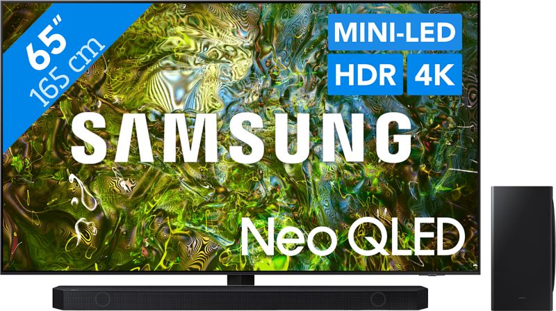 Foto van Samsung neo qled 4k 65qn90d (2024) + soundbar