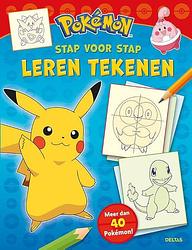 Foto van Pokémon - stap voor stap leren tekenen - paperback (9789044763881)