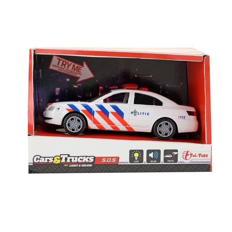 Foto van Toi-toys politieauto frictie met licht en geluid