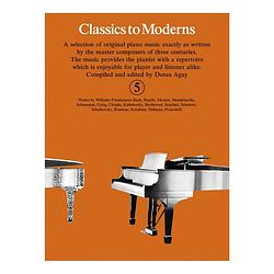 Foto van Yorktown music press classics to moderns 5 pianoboek
