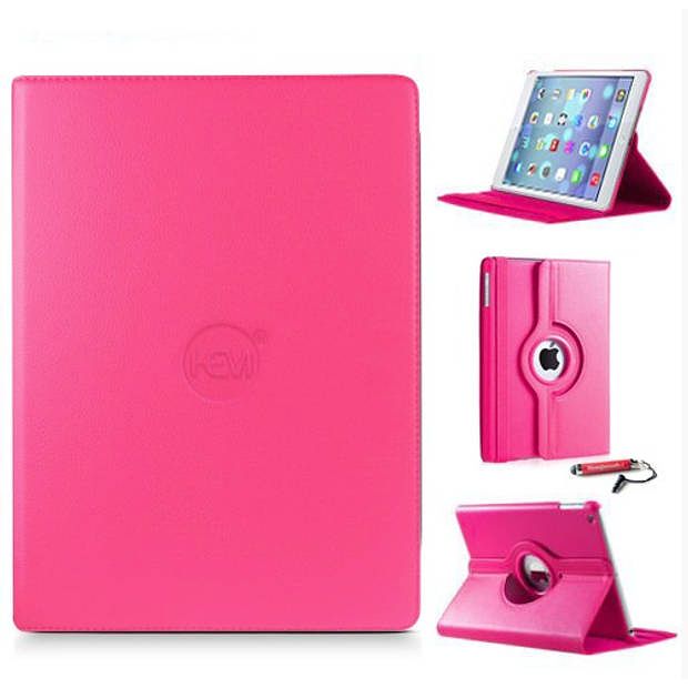Foto van Hem ipad hoes geschikt voor ipad mini 1 / ipad mini 2 / ipad mini 3 - hard roze - 360 graden draaibare ipad hoesje