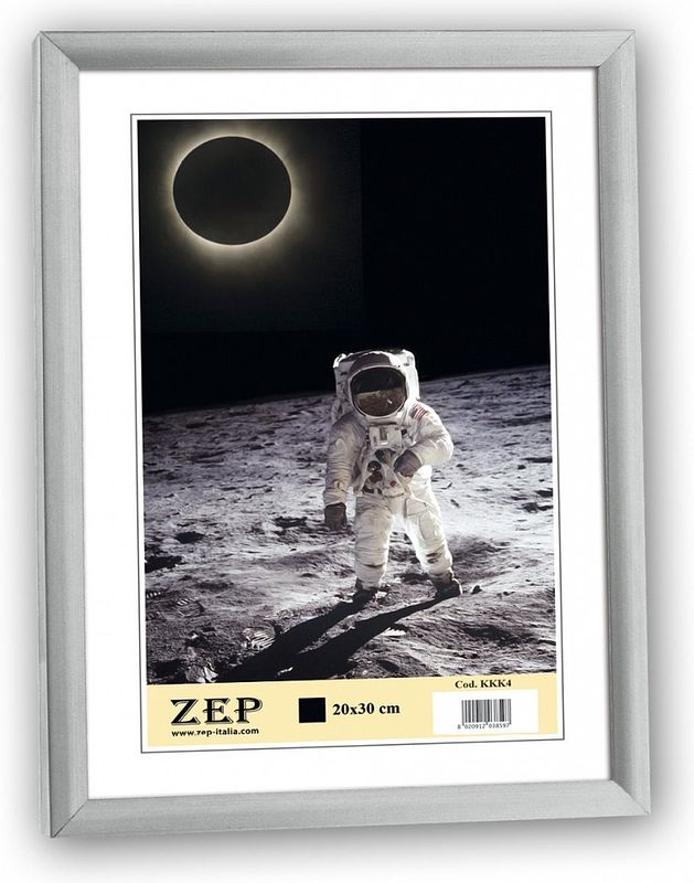 Foto van Zep - kunststof fotolijst ""new easy"" zilver voor foto formaat 30x45 - kl6