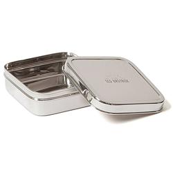 Foto van Ecobrotbox lunchbox classic rvs 500 ml zilver