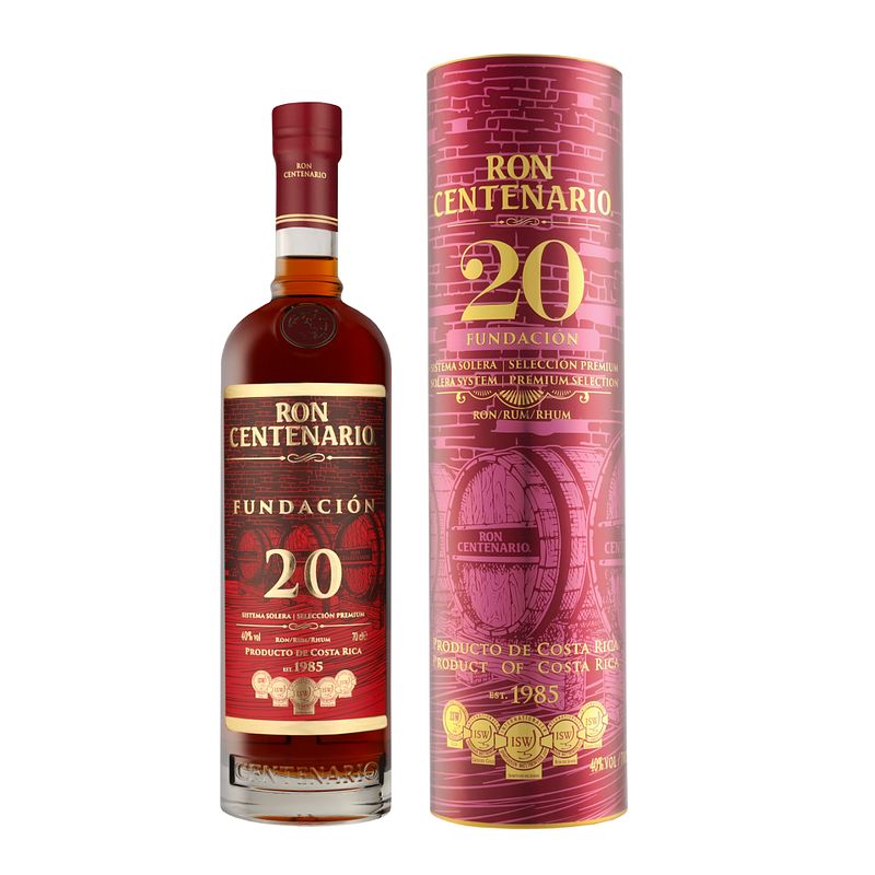 Foto van Centenario fundacion 20 anos 70cl rum