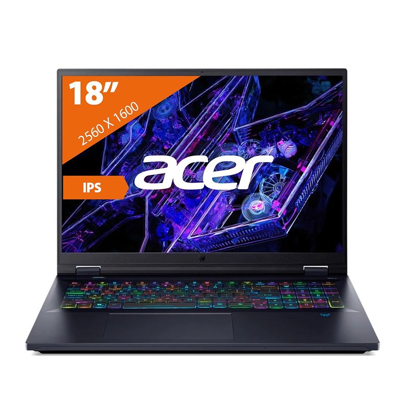 Foto van Acer predator helios 18 ph18-72-90td -18 inch gaming laptop