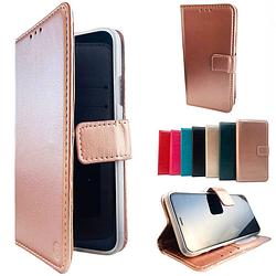 Foto van Apple iphone 12 pro rose gold wallet / book case / boekhoesje/ telefoonhoesje