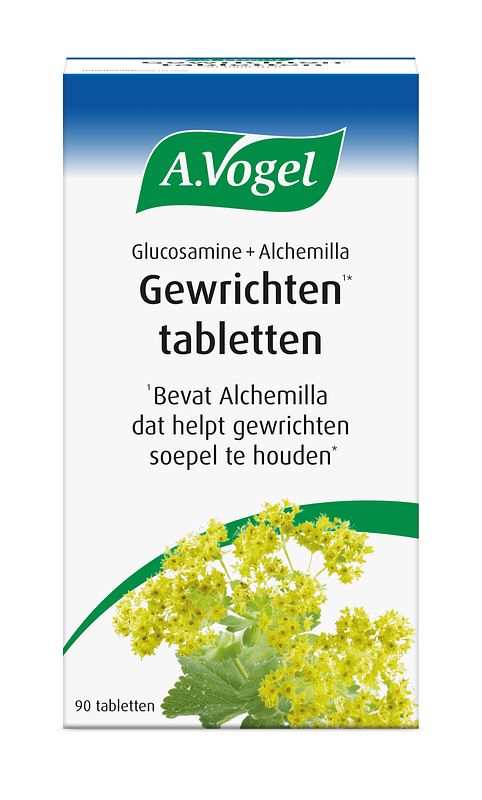 Foto van A.vogel glucosamine + alchemilla tabletten