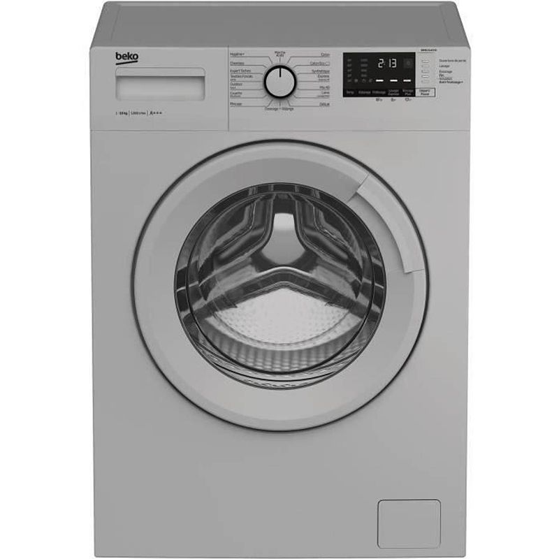 Foto van Beko wm1015chs frontwasmachine - 10 kg - 1200 tpm - 15 programma's - a +++ (-10%) - zilver