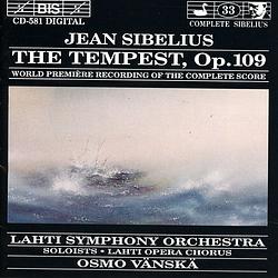 Foto van Sibelius: the tempest op.109 - cd (7318590005811)