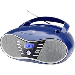 Foto van Dual p 60 bt radio/cd-speler vhf (fm) aux, bluetooth, usb blauw