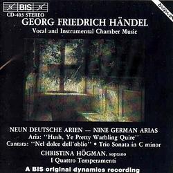 Foto van Händel: neun deutsche arien - cd (7318590004036)