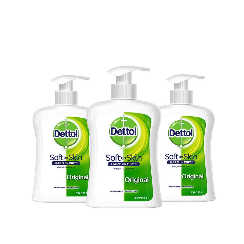 Foto van Dettol handzeep - original - 250ml x3