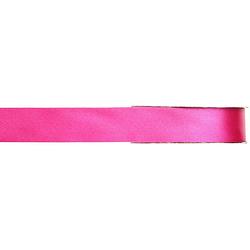 Foto van 1x hobby/decoratie fuchsia roze satijnen sierlinten 1 cm/10 mm x 25 meter - cadeaulinten