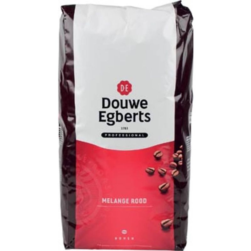 Foto van Douwe egberts koffiebonen rood, pak van 3 kg