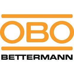 Foto van Obo bettermann 6479790 klemstuk grijs 50 stuk(s)