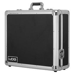 Foto van Udg ultimate pick foam flight case multi format l met 2 lagen plukschuim zilver