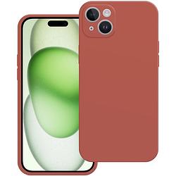 Foto van Just in case premium liquid color tpu case voor apple iphone 15 plus telefoonhoesje rood