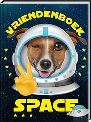Foto van Vriendenboek - space dog - hardcover (9789464324457)