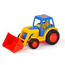 Foto van Cavallino toys cavallino basics tractor met shovel