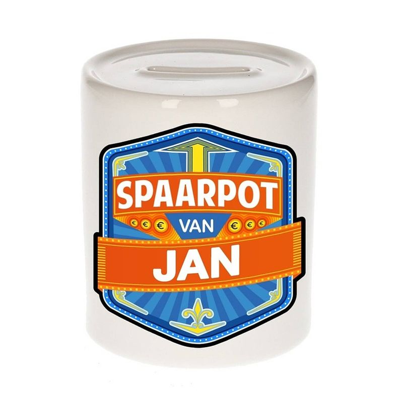 Foto van Kinder spaarpot voor jan - spaarpotten