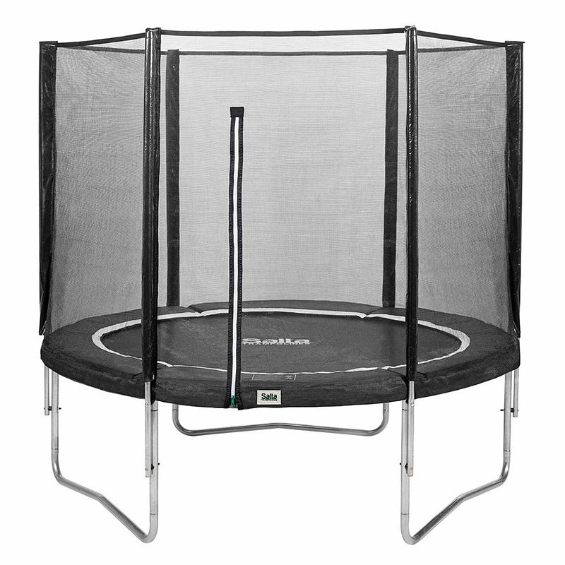 Foto van Salta combo trampoline rond met veiligheidsnet - 183 cm - zwart