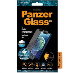 Foto van Panzerglass case friendly antiglare screenprotector voor de iphone 12 mini - zwart