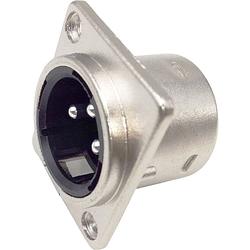 Foto van Tru components 1408818 xlr-connector flensstekker, contacten recht aantal polen: 3 zilver 1 stuk(s)