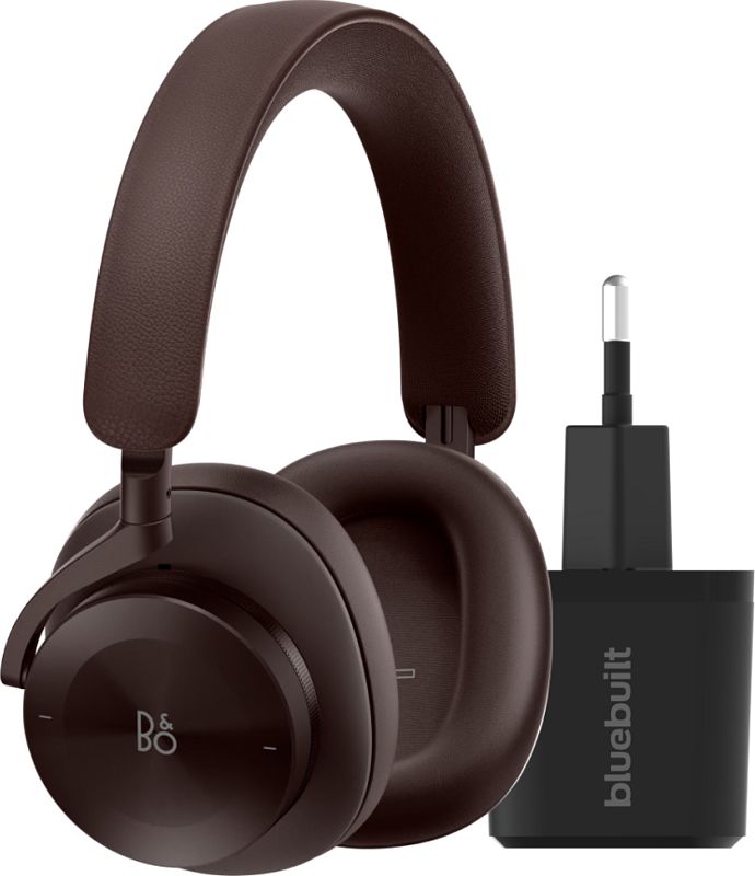 Foto van Bang & olufsen beoplay h95 bruin + bluebuilt quick charge oplader met usb a poort 18w