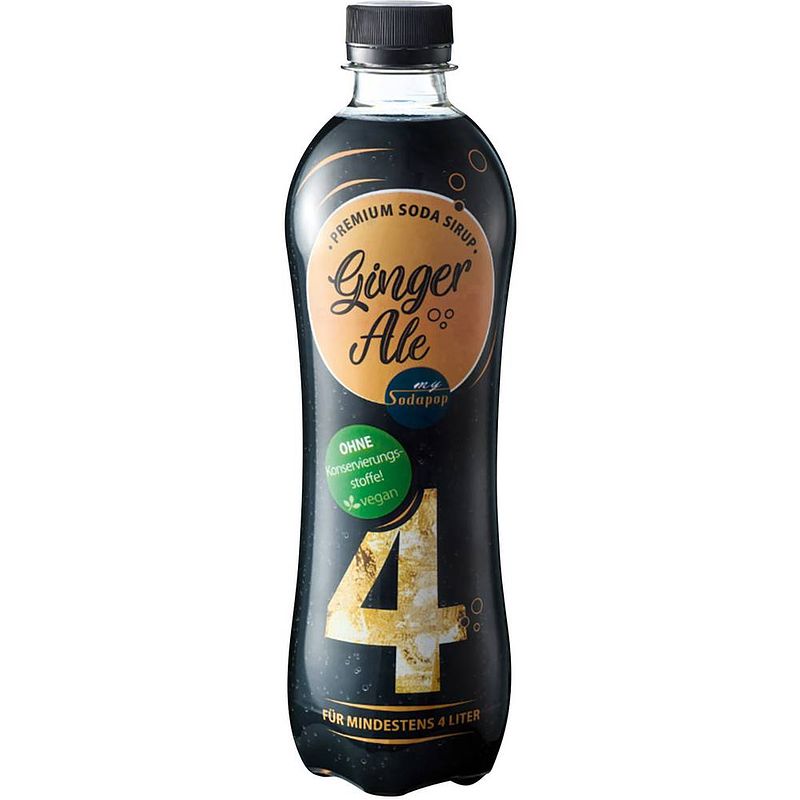 Foto van Sodapop siroop ginger ale 500 ml