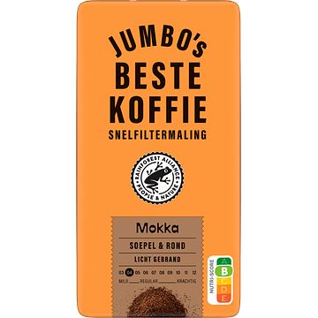 Foto van Jumbo'ss beste koffie snelfiltermaling mokka 250 g