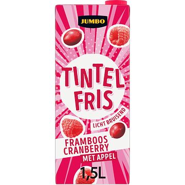 Foto van Jumbo tintelfris framboos & cranberry 1, 5l