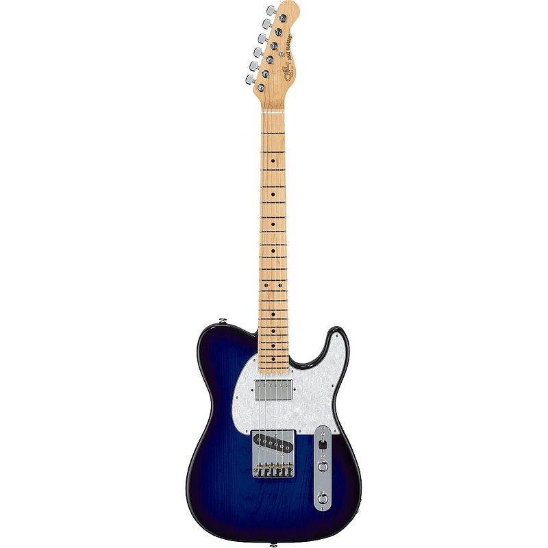 Foto van G&l fullerton deluxe asat classic bluesboy blueburst mn elektrische gitaar met deluxe gigbag