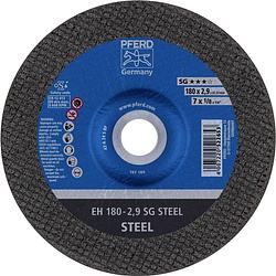 Foto van Pferd eh 180-2,9 sg steel 61323322 doorslijpschijf gebogen 180 mm 22.23 mm 25 stuk(s)