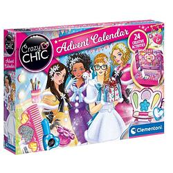 Foto van Clementoni adventskalender crazy chic meisjes 24-delig