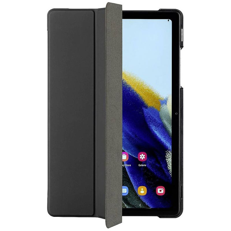 Foto van Hama fold bookcase samsung galaxy tab a8 zwart model-specifieke tablethoes