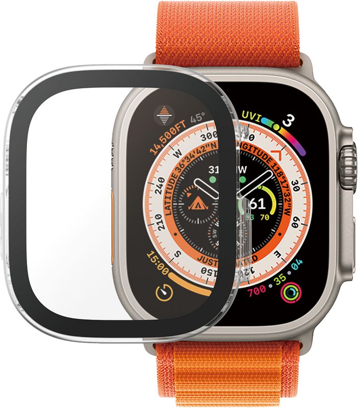 Foto van Panzerglass full body anti-bacterial apple watch ultra 49 mm screenprotector glas