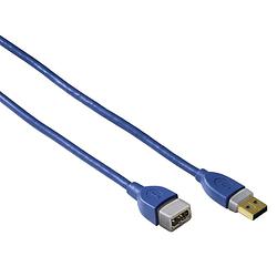 Foto van Hama usb 3.0 it-verlengkabel 1.8 meter presenter blauw