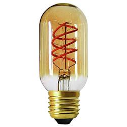 Foto van Gp led lamp e27 4,5w 250lm t45 vintage gold