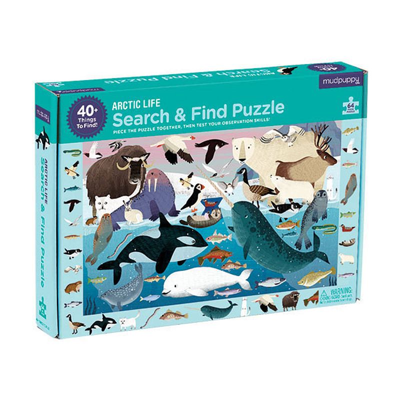 Foto van Mudpuppy zoek & vind puzzel antarctica - 64 stukjes