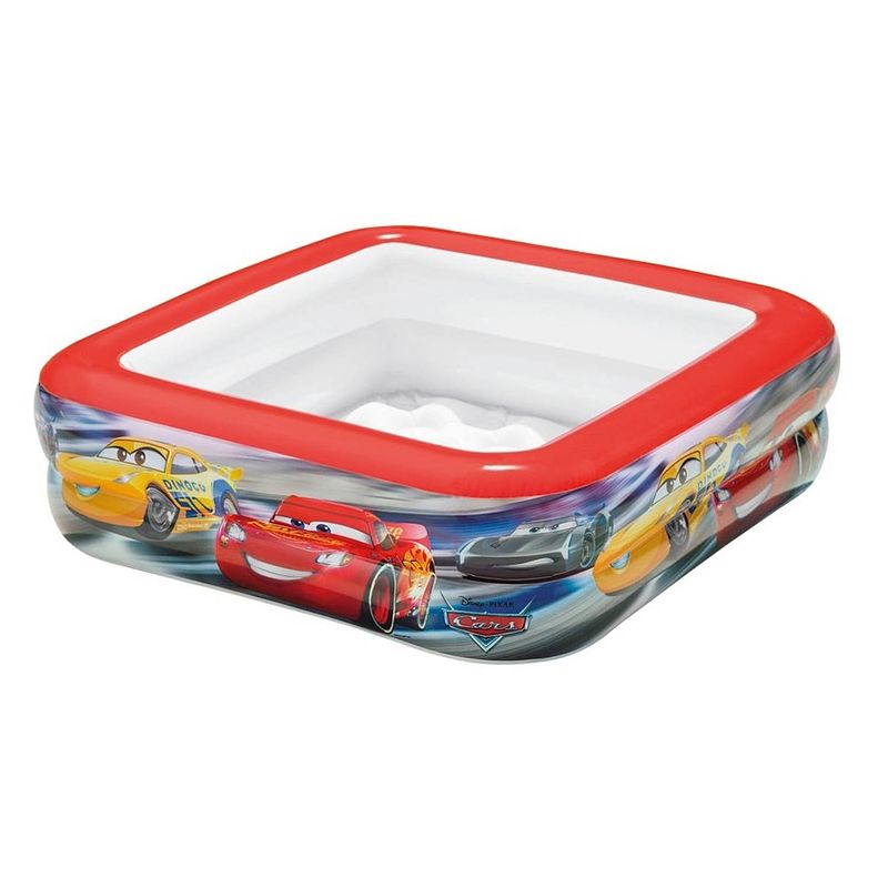 Foto van Intex opblaaszwembad 57101np cars jongens 85 x 23 cm rood