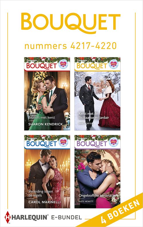 Foto van Bouquet e-bundel nummers 4217 - 4220 - carol marinelli - ebook (9789402549225)