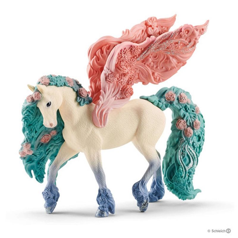 Foto van Schleich 70590 bloemen pegasus