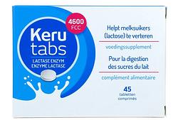 Foto van Kerutabs lactase enzym tabletten