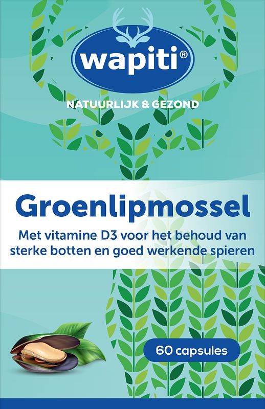 Foto van Wapiti mossel extract capsules