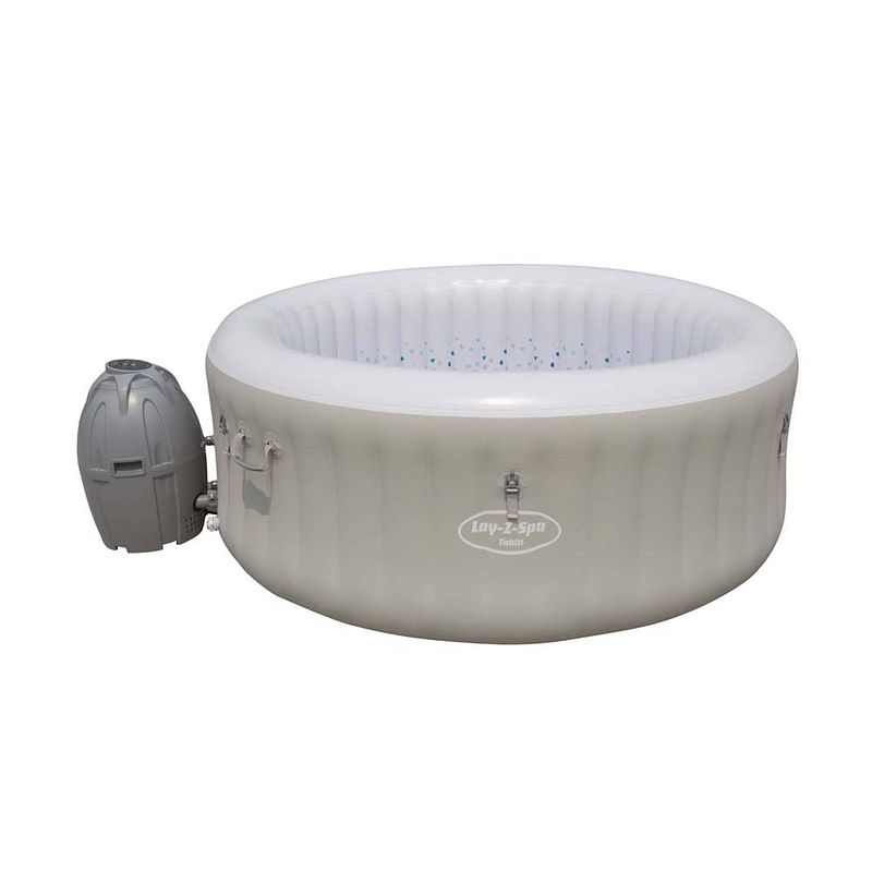 Foto van Bestway lay-z-spa tahiti opblaasbare jacuzzi - ø180x66 cm